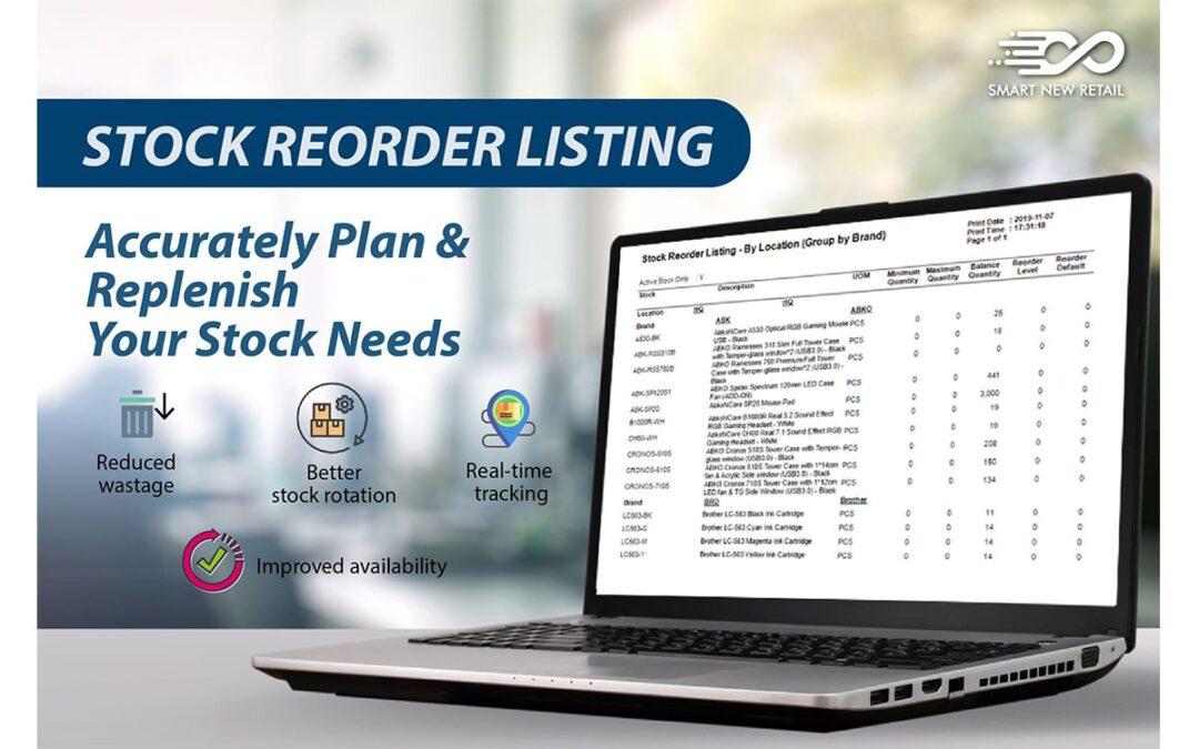 Smart DynaMod - Stock Reorder Listing